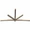 Ekena Millwork Alberta Smooth Timber Gable Bracket, Douglas Fir, 108"W x 58"H x 3 1/2"D x 3 1/2"F, 13/12 Pitch GBW108X58X0404ALB00SDF - alternate 2